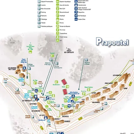 Ensoleillé, Vue Pistes - 4 Pers. Les Adrets